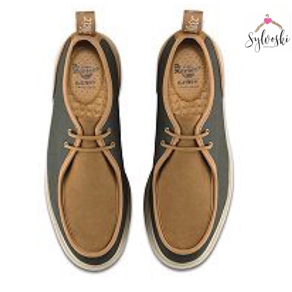 🆕Dr. Martens Leverton Canvas + Suede Slip NWT - Picture 5 of 10